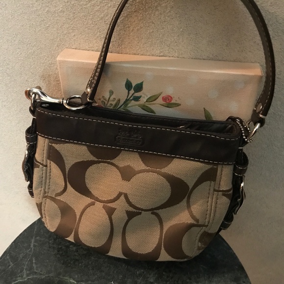 Coach Handbags - Classic Tan Coach Small Bag